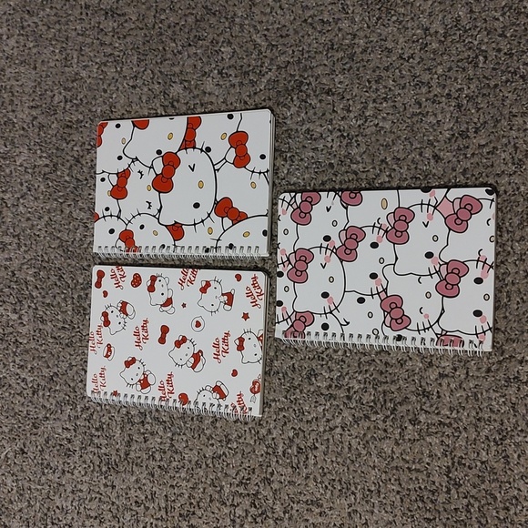 3pcs Sanrio Hello Kitty Notebooks - Picture 1 of 8